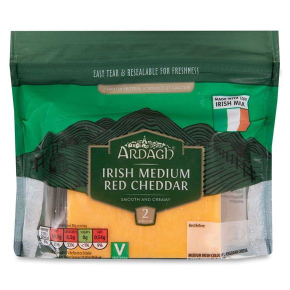 Irish Medium Red Cheddar 200g Ardagh